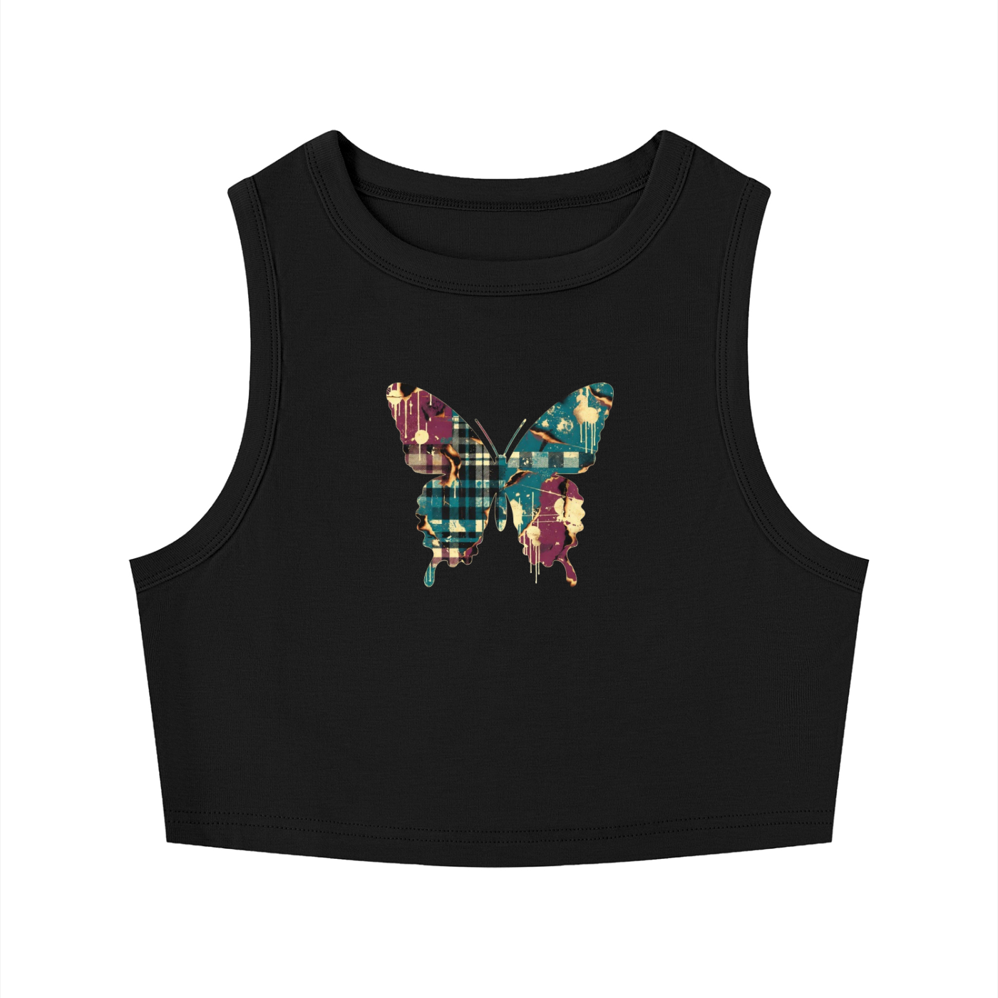 Women's Tight Crewneck Crop Tank Top
