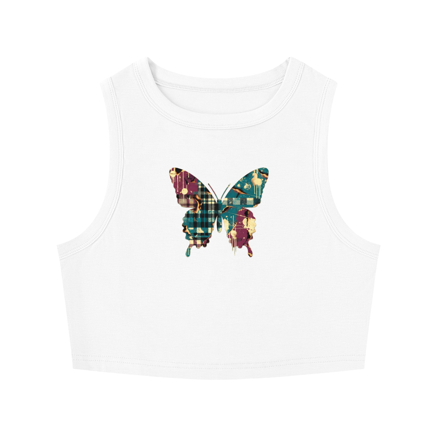 Women's Tight Crewneck Crop Tank Top